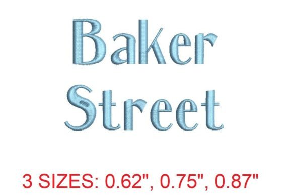 Baker Street Embroidery Font: A Timeless Addition