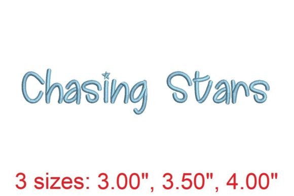 Chasing Stars: A Celestial Embroidery Font Review