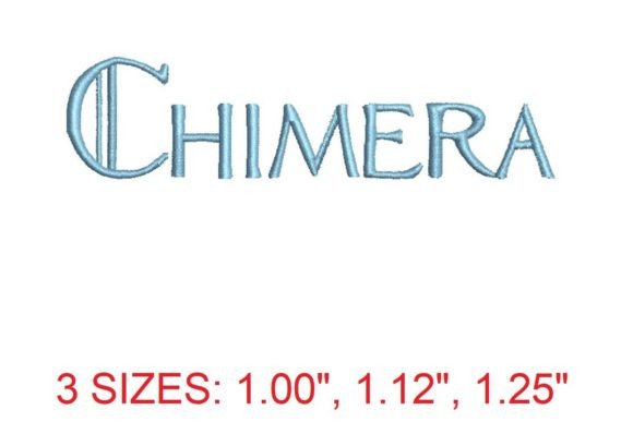 Chimera Embroidery Font: A Magical Touch for Holidays