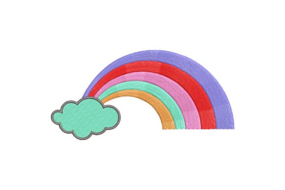 Cute Rainbow Embroidery: A Vibrant Addition