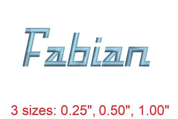 Fabian Embroidery Font: A Touch of Elegance