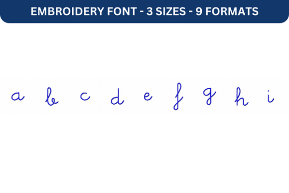 Little Days Font Lower a to I: An Embroidery Review
