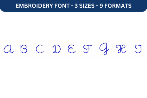Little Days Font Upper A-I: An Embroidery Review