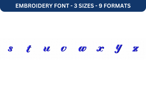 Mademoiselle K Font Lower S to Z Review