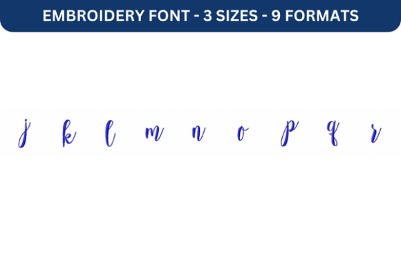 Melany Script Font Lower J to R Review
