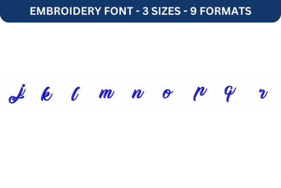 Midnight Bangkok Font: A Versatile Embroidery Choice