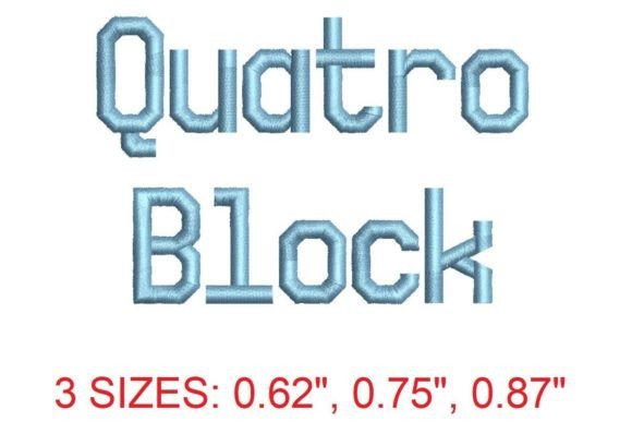 Quatro Block Font: A Seasonal Embroidery Review