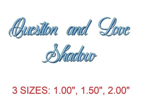 Question and Love Shadow Font Review