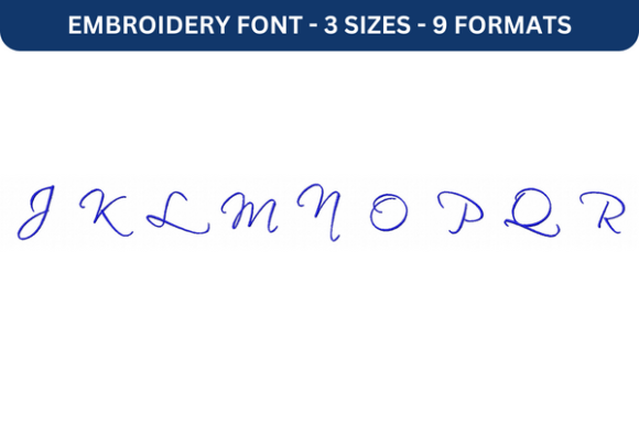 Review: Scriptina Font Upper J to R for Personalized Gifts