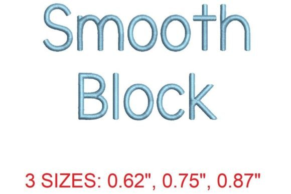 Smooth Block Embroidery Font: A Designer Review
