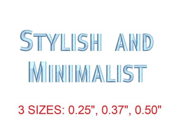 Stylish and Minimalist Embroidery Font Review