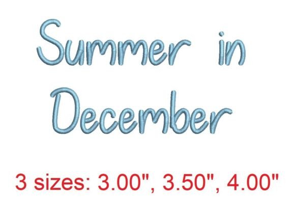 Summer in December: A Year-Round Embroidery Delight