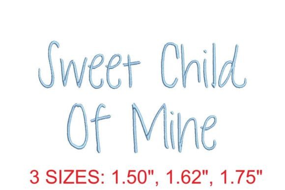 Sweet Child of Mine Font: A Touch of Elegance